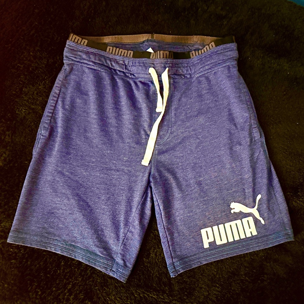 Men's Blue PUMA Shorts